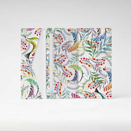 FLORALITY BIRD TyvekÂ® Pap Wallet XL / Clutch Wallet