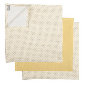 TETRADO CLOTH 65X65CM YELLOW METRICS