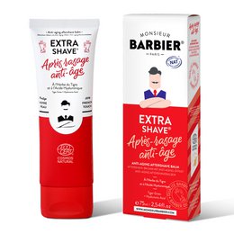 Anti-aging aftershave balm for men with apple, lavender, and sage. Moisturizing and soothing formula to nourish skin after shaving.