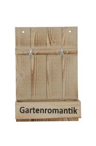 Wandplank met 2 haken b.v. Ed.