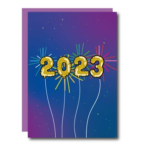 2023 Fireworks Happy New Year Card