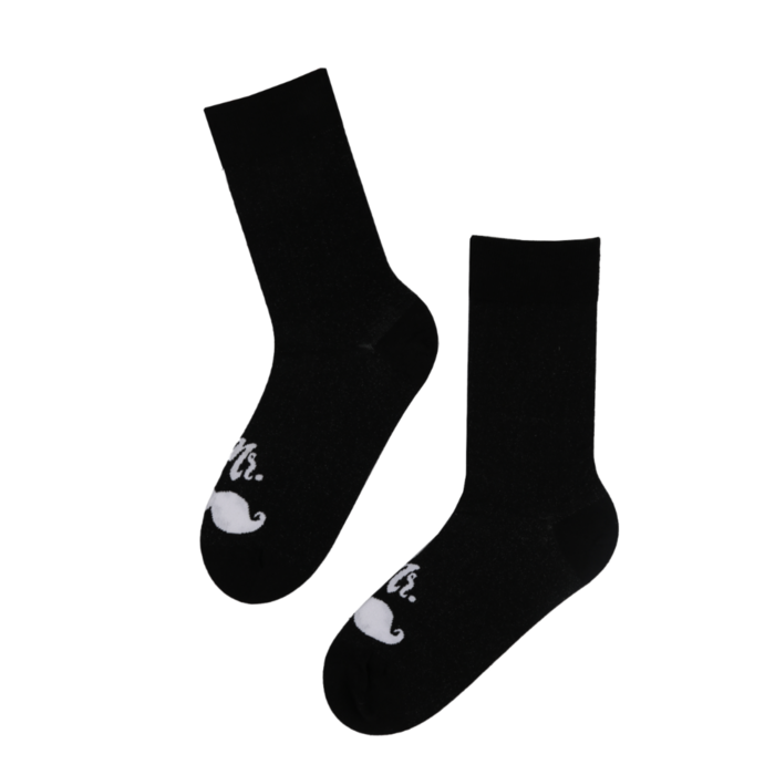 Sanctie Belang Tether MISTER "MR" zwarte antibacteriële sokken met zilverdraad voor heren Inkopen  via de online groothandel | Orderchamp