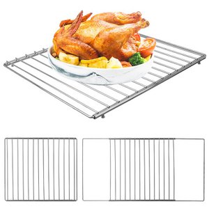 Verstelbare ovenplank metaal 35/60x32 cm