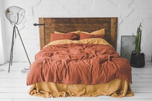 Linnen beddengoedsets voor VS/CA in verschillende kleuren en maten