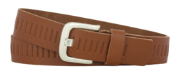 Ledergürtel 4cm | Schlitzriemen Glattleder