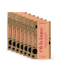  7 packs of melon and pink pepper flavored soda