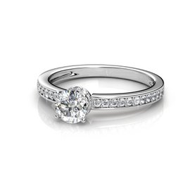 Bague Elise - Argenté et Cristal