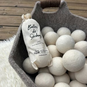 Set van 3 ecologische woldroogballen - Nieuw Heidi