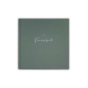 Kraambezoekboek Olijfgroen