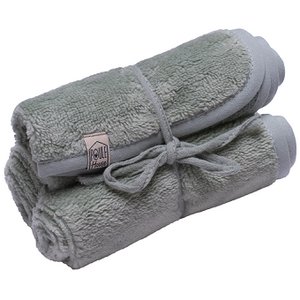 Set 3 Towels Face sponge bamboo - Sage