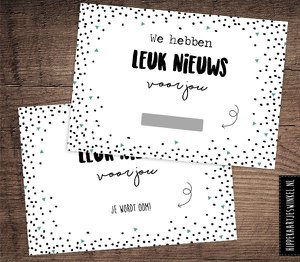 Scratch Cards "You're going to be an uncle"