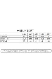 Muslin nederdel - Benzin