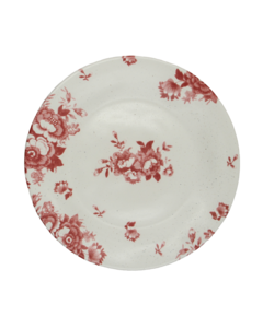 Dessertplatte Vintage Blumen rosa