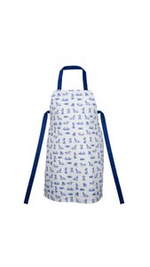 Keukenschort Teckel Nhaan wit