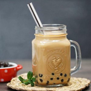 Wiederverwendbarer Strohhalm für Bubble Tea – 215 x 12 mm – 5 Farben erhältlich