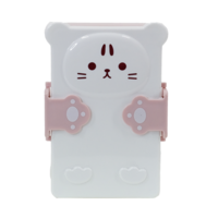 Bento snack box for children - Pink Cat
