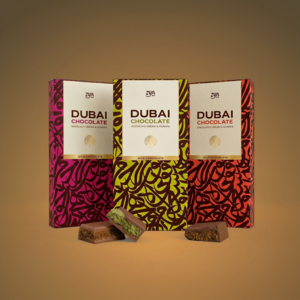 ZYN Dubai Chocolate – Vollmilchkollektion · Sortierter 30-teiliger Karton