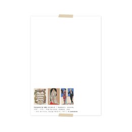 Folded greeting card (A6) in envelope for wedding Museum collection