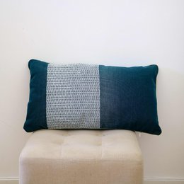 Fodera per cuscino decorativo blu Ami H'Yut