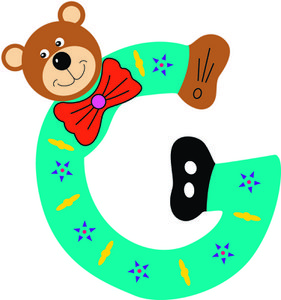 BUCHSTABE BÄR G (5er-Set)