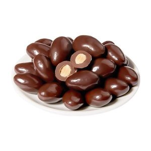 Geroosterde amandelen in biologische pure chocolade 2kg