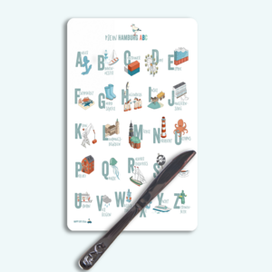 Frühstücksbrettchen ABC Hamburg