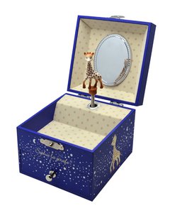 Sophie die Giraffe quadratische Spieluhr - Sterne (leuchten im Dunkeln)