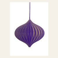 Risografie Postcard - Sieraden Purple - Din A6