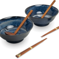 Edo Izayoi Ramenbowlset, 22x9cm, 2 pers., giftbox
