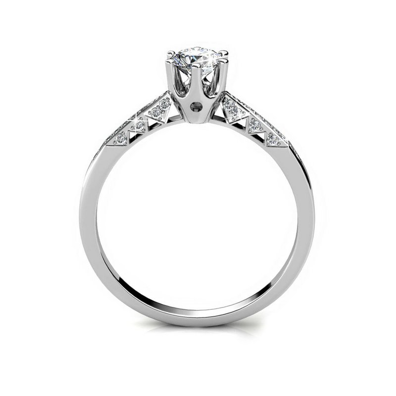Bague Destiny - Argenté et Cristal