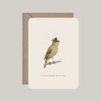Kaart met envelop | a very happy bird-day