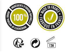 Sapone tradizionale di Marsiglia 100% olio d'oliva. Senza profumo né conservante. Quadrata 100 g