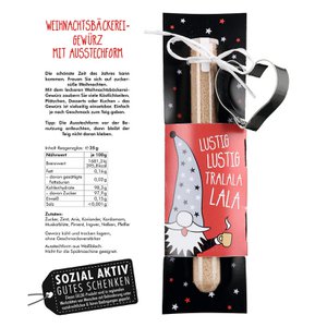 Bakkruiden met hart Bärti koekjesvormer, hoogte 21 cm