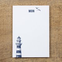 Notepad Moin with lighthouse