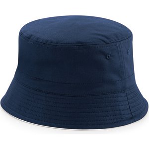 Bucket Hat - Navy Weiß