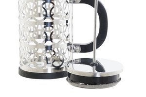 CAFETERA BOROSILICATO INOX 16X9X18,5 600ML CROMADO PC189480