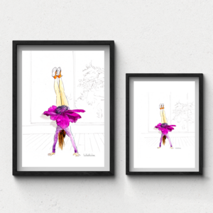 Alles staat op zijn kop - kunstafdrukken