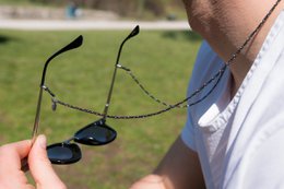 Handgefertigtes Brillenband ONNYX