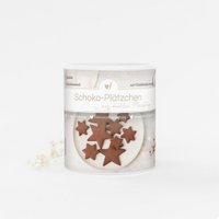 Bakmix chocoladekoekjes gemaakt van donker zanddeeg