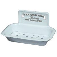Enamel soap dish