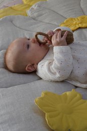 Lniana mata kwiatowa "Lilia piaskowa"