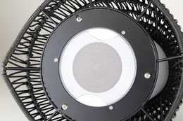 Le Zen Enzy Black - vinkøler med højttaler og LED-lys