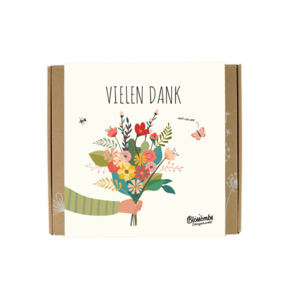 Geschenkbox Medium mit 9 Samenbomben - Vielen Dank