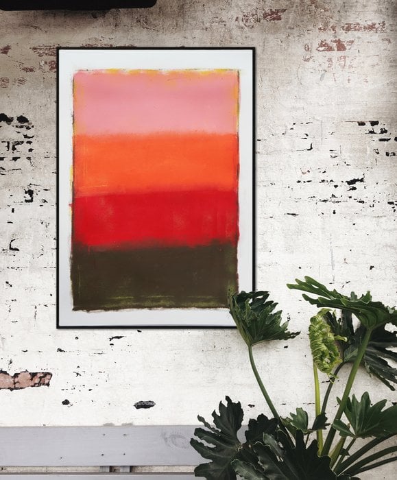 Schilderij - Sunset Colors