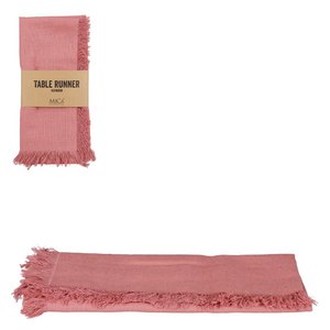 Villia table runner salmon
