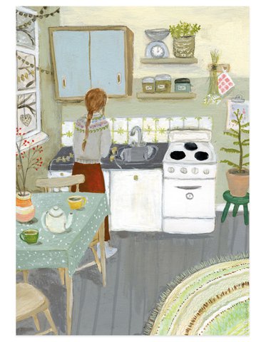 postcard | Winter in the kitchen