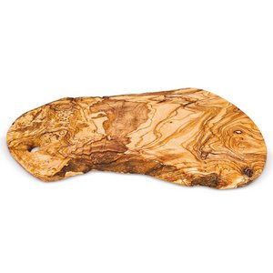 Snijplank gemaakt van natuurlijk gesneden olijfhout