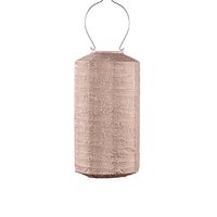 Lumiz Solar Lampion Paisley Cylinder - 18 cm - Roze