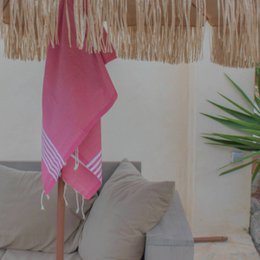 Hammam Towel Fouta Provence - Fuchsia - 100x200cm