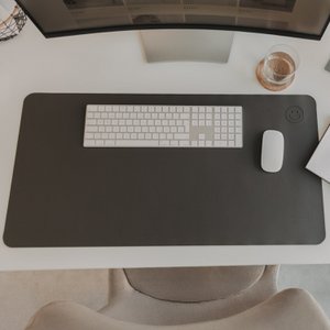 Desk pad smiley anthracite (PU = 6 pcs.)